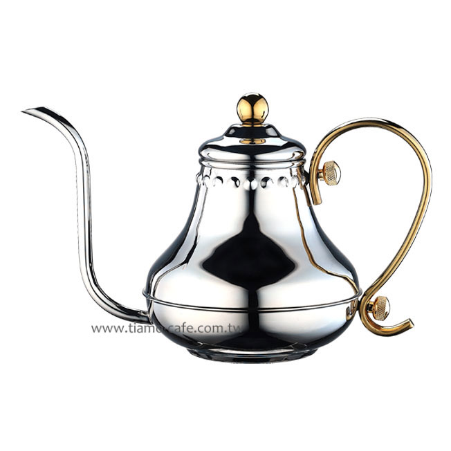 Tiamo極細(xì)口徑 7mm 新款壺嘴細(xì)口壺 420ml 適用1-3人份