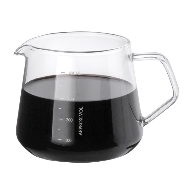 Tiamo 耐熱玻璃咖啡下壺 400ml