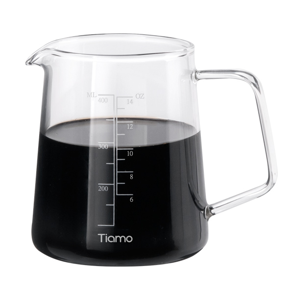 Tiamo 耐熱玻璃咖啡下壺 400ml