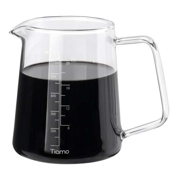 Tiamo 耐熱玻璃咖啡下壺 600ml